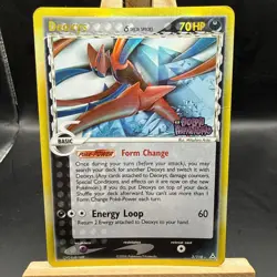 Deoxys 3/110 MP- EX Holon Phantoms Stamped Reverse Holo Rare Pokemon Card - Image 1