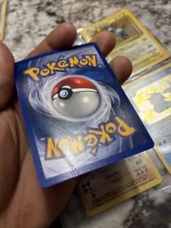 Pokemon TCG Blastoise Holo Shadowless Rare Card Base Set 2/102 SLIGHT CREASE - Image 3