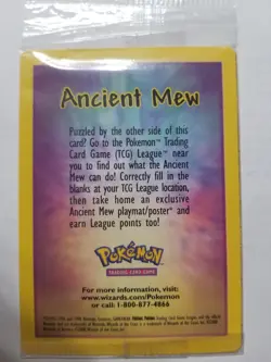 Ancient Mew (SEALED) 1 Miscellaneous Cards & Products Holo MINT - Image 2