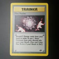 MAX REVIVE 117/132 - Gym Challenge - VINTAGE WOTC Pokemon Card - NM/LP - Image 1