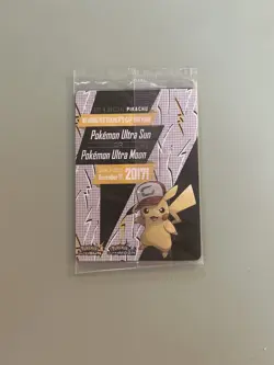 Ash's Pikachu TCG SM108 2017 Promo Card Pokemon 'I Choose You' NM/M Condition - Image 2