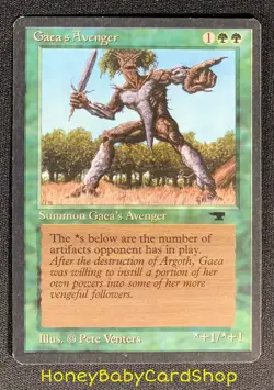 MTG Antiquities 1994 Gaea's Avenger NM Card ATQ Rare Old School 93/94 - Image 2