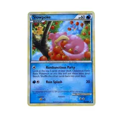 Pokemon Slowpoke 66/90 HP 60 Basic Energy Water Common Card 2010 Diamond Pearl - Image 1