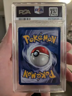 Vaporeon 12/64 Holo Jungle Error Misprint No Symbol Rare Pokemon Card PSA 7 - Image 2