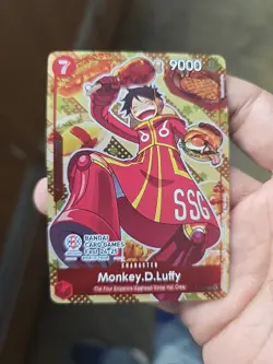 Monkey D Luffy P-080 Bandai Card Games Fest 24-25 Promo One Piece Card English - Image 1