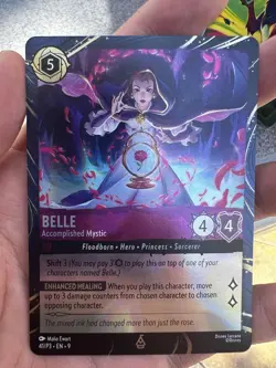 Belle - Accomplished Mystic 41 Disney Lorcana Promo Cards Holo - Image 1