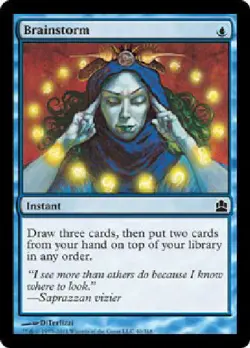BRAINSTORM X4 4 4X Commander MTG Magic the Gathering Cards DJMagic - Image 1