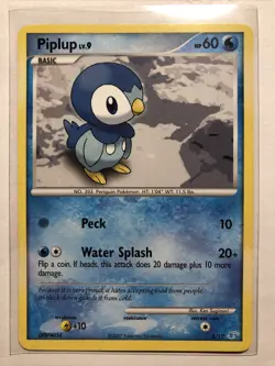 Piplup 5/12 Manaphy Trainer Kit Promo Pokemon Card - Image 1