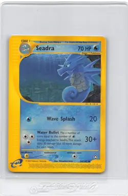 SEADRA 58/147 - NON-HOLO - Aquapolis - e-READER - WOTC Pokemon Card - NM/LP - Image 1
