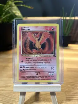 Moltres 27/62 Non Holo Rare Fossil Set 1999 - Vintage WOTC Pokemon Card NM - Image 3