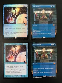MTG- Time Stretch x4 - Dominaria Remastered - (One is FOIL) - Image 1