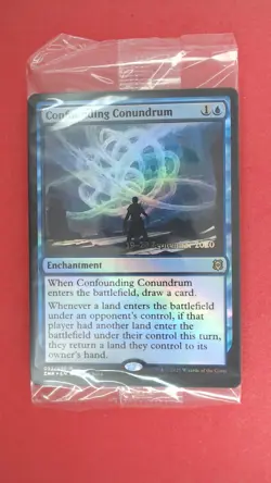 MTG Bling - Sealed Pre-Release Foil - Confounding Conundrum - ZNR -A494 - Image 1