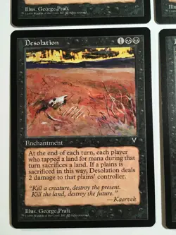 MTG Desolation x4 Visions VLP/NM - Vintage Magic the Gathering - Image 5