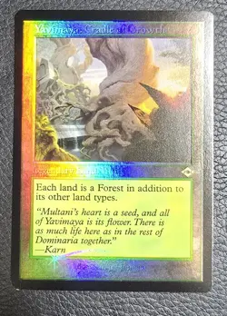 Yavimaya, Cradle of Growth (Retro Frame) Modern Horizons 2 Foil MTG NM Magic - Image 1