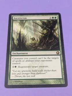 MTG Magic: Scars of Mirrodin: Asceticism #110/249 Rare - LP - Image 1