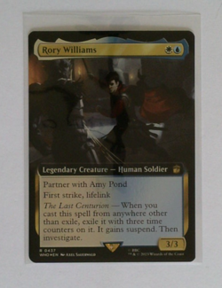 MtG Doctor Who Rory Williams Extended Art Magic Gathering R 0437 - Image 1