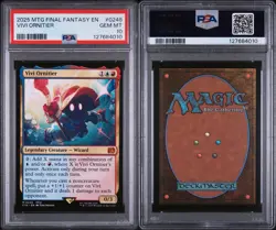 2025 MTG FINAL FANTASY #0248 VIVI ORNITIER PSA 10 - Image 3