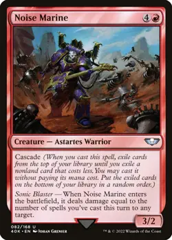 1x Noise Marine - NM - Warhammer 40,000 - SPARROW MAGIC MTG - Image 1
