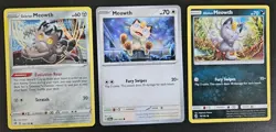 Meowth Card Lot x9 HP to NM Pokemon TCG - Image 2