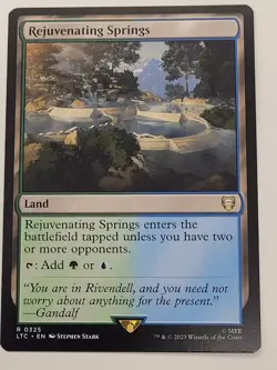 Rejuvenating Springs #325 (NM) Lord of the Rings LTC Magic MTG - Image 1