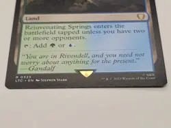 Rejuvenating Springs #325 (NM) Lord of the Rings LTC Magic MTG - Image 2