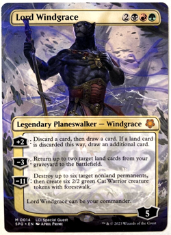 MTG Lord Windgrace BORDERLESS Lost Caverns of Ixalan Special Guests 0014 NM - Image 1