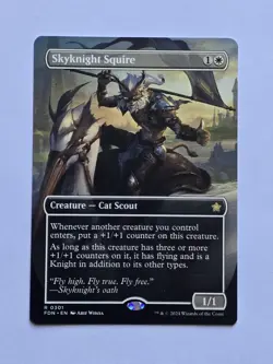 Skyknight Squire - Showcase - Foundations - Near Mint - MTG - Image 1