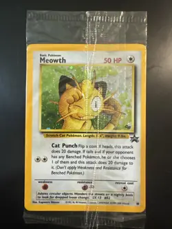 MEOWTH 2000 (New and Sealed)Game Boy BLACK STAR PROMO HOLO Pokemon - Image 1