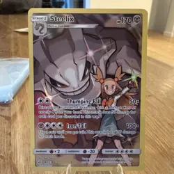 Steelix 247/236 Secret Rare Pokemon Card Sun & Moon Cosmic Eclipse set NM - Image 1