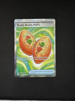 Buddy-Buddy Puffin 167/132 Mega Evolution Full Art Trainer Pokemon TCG NM - Image 1