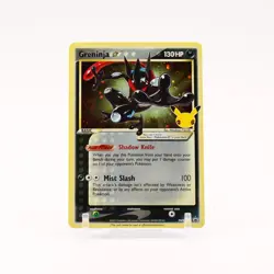 Greninja Gold Star - SWSH144 Celebrations Promo SWIRL Pokemon - NM/LP - Image 1