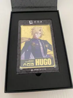 RARE GOLD Zenless Zone Zero Hugo Anime Impulse 2025 Metal Art Collectible Cards - Image 1
