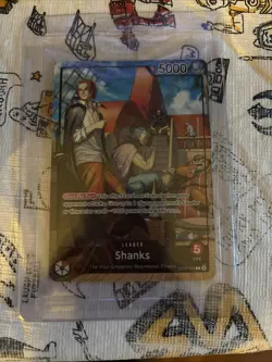 One Piece Shanks Leader PSA Promo Card Exclusive OP09-001 Sealed Card Only - Image 1