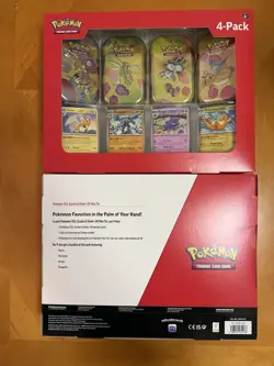 LOT OF 2 - Pokemon 151 Mini Tin 4 Pack - Sam’s Club Exclusive - New/Factory Seal - Image 2