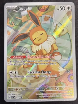 Eevee 173 Holo Pokemon Black Star Promo Prismatic Evolutions NM - Image 1
