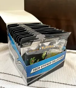 Pokemon TCG Black Bolt Tech Sticker Collection Display Case 12 ct - Image 2