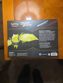 Pokemon TCG Crown Zenith Regieleki V Collection Sealed Box - Image 2