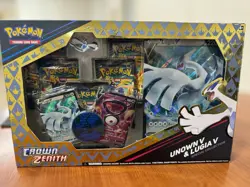 Pokemon TCG Crown Zenith Lugia v & Unown v Special Collection Box Sealed - Image 2