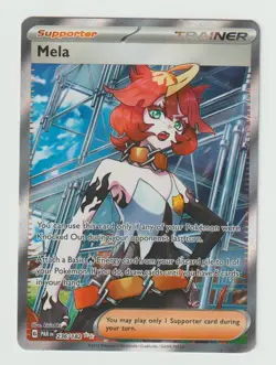 Pokemon Mela 236/182 Ultra Rare Near Mint SV04: Paradox Rift - SHIPS TOP LOADED! - Image 1