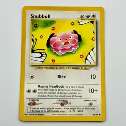 Snubbull 55/64 Neo Revelation-Unlimited Edition Regular Pokemon TCG Vintage - LP - Image 1