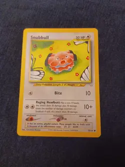 Pokemon Snubbull 55/64 Neo Revelation Set Unlimited LP - Image 1