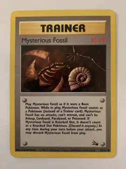 Pokemon Omanyte 52/62 Omastar 40/62 Fossil Set EX-LP - Image 4