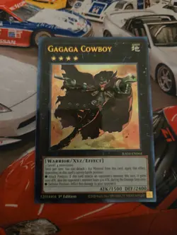 Yu-Gi-Oh! Gagaga Cowboy (PUR) RA04-EN064 Quarter Century Stampede 1st Edition - Image 1
