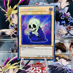 Yugioh Skull Servant (Chibi Art) BLMM-EN002 Secret Rare 1st Ed Near Mint - Image 1