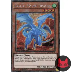 Yugioh Koa'ki Meiru Drago RA03-EN218 Platinum Secret Rare 1st Edition NM - Image 1