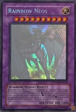 Yu-Gi-Oh Rainbow Neos Ghost Rare 1st Edition - Image 1