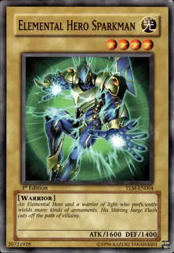 Elemental Hero Sparkman - 1st Edition TLM-EN004 - MP - YuGiOh - Image 1