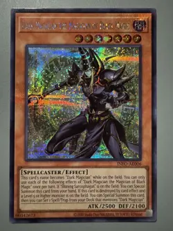 YUGIOH DARK MAGICIAN THE OF BLACK MAGIC ASIA ENGLISH INFO-AE006 SECRET RARE - Image 1