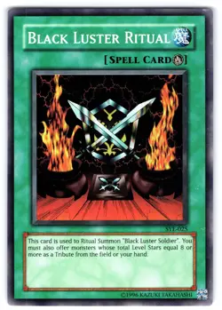 Yugioh Black Luster Ritual SYE-025 Super Rare - Image 1
