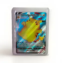 Surfing Pikachu VMAX 009/025 Celebrations Ultra Rare Holo Pokemon TCG Card NM - Image 1